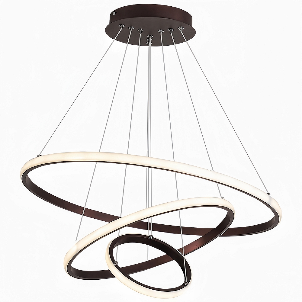 Modern Personalized And Minimalist Circular LED Pendant Light