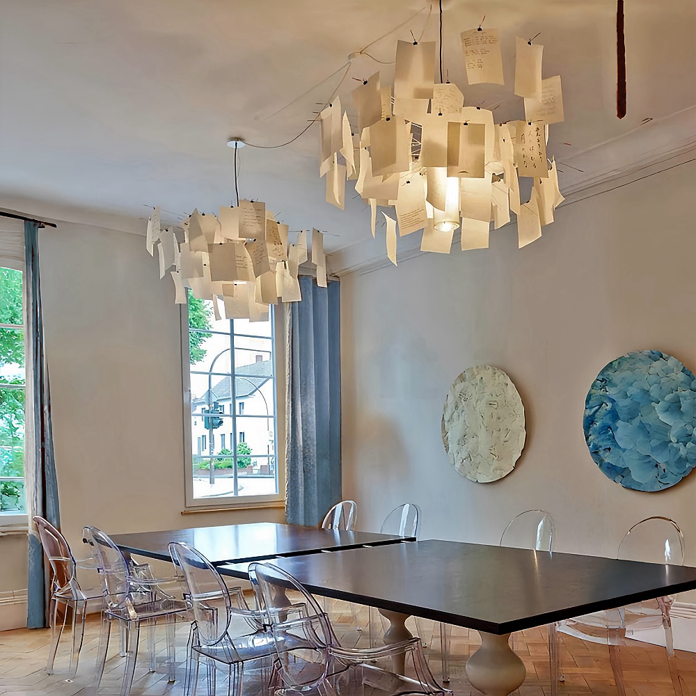 Modern Creative DIY Chandelier Art Simplicity Photo Album Card Lighting Fixtures