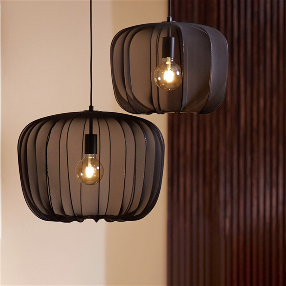 Chinese Apple Shaped Living Room Loft Spinning Pendant Light