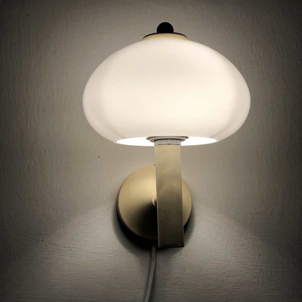 Nordic Retro Mushroom Glass Wall Lamp