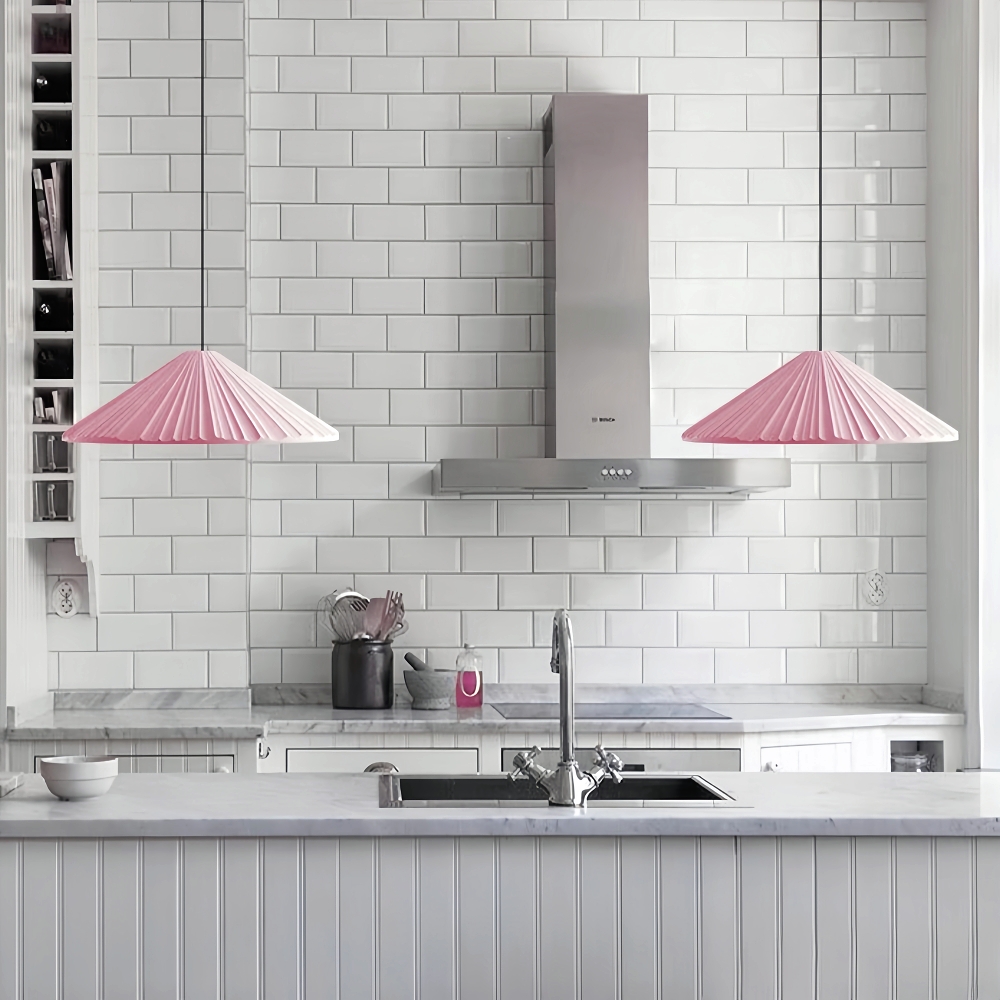 Nordic Style Modern Minimalist Low Saturation Colored Macaron Pendant Light