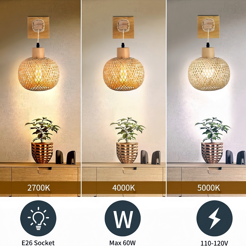 Nordic Simple Fabric Dining Chandelier Wabi-sabi Style Bedroom Pendant Light