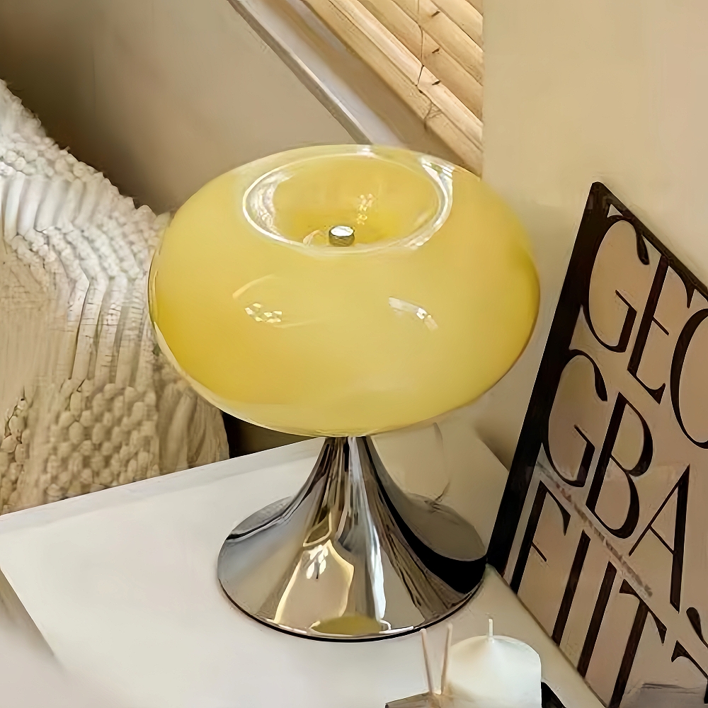 Creative Green Apple Vintage Atmosphere Bauhaus Glass Desk Lamp