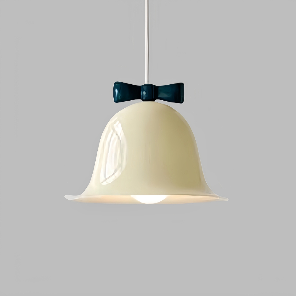 Nordic Creative Restaurant Bell Light Modern Simple Bow Pendant Light