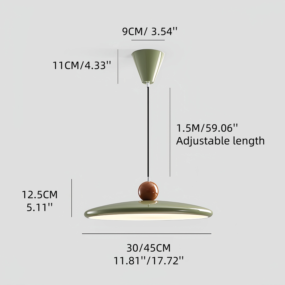 Vintage Cream Style Flying Saucer Pendant Light Bar Dining Room Wrought Iron Lighting Fixtures