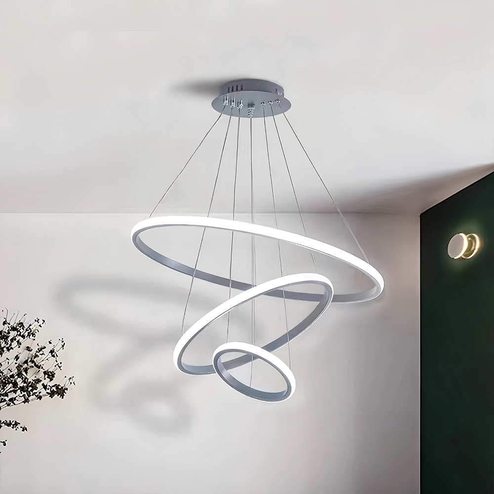 Modern Personalized And Minimalist Circular LED Pendant Light