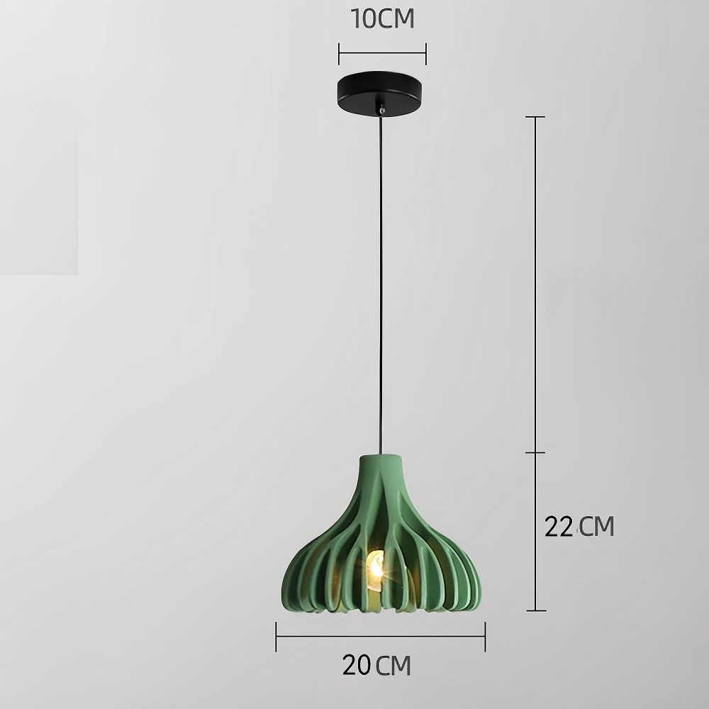 Dopamine Colored Creative Coral Resin Pendant Light For Various Occasions