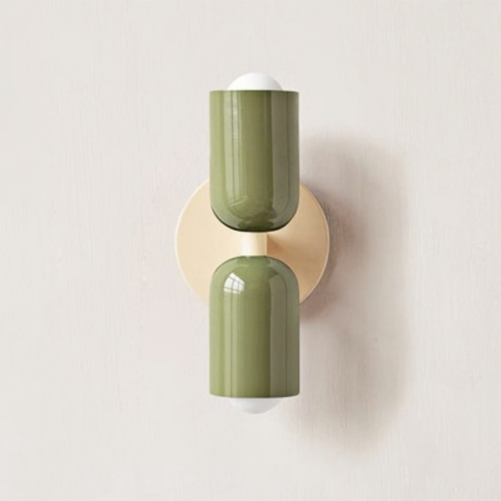 Morandi Color Retro Double Head Creative Home Decoration Wall Lamp