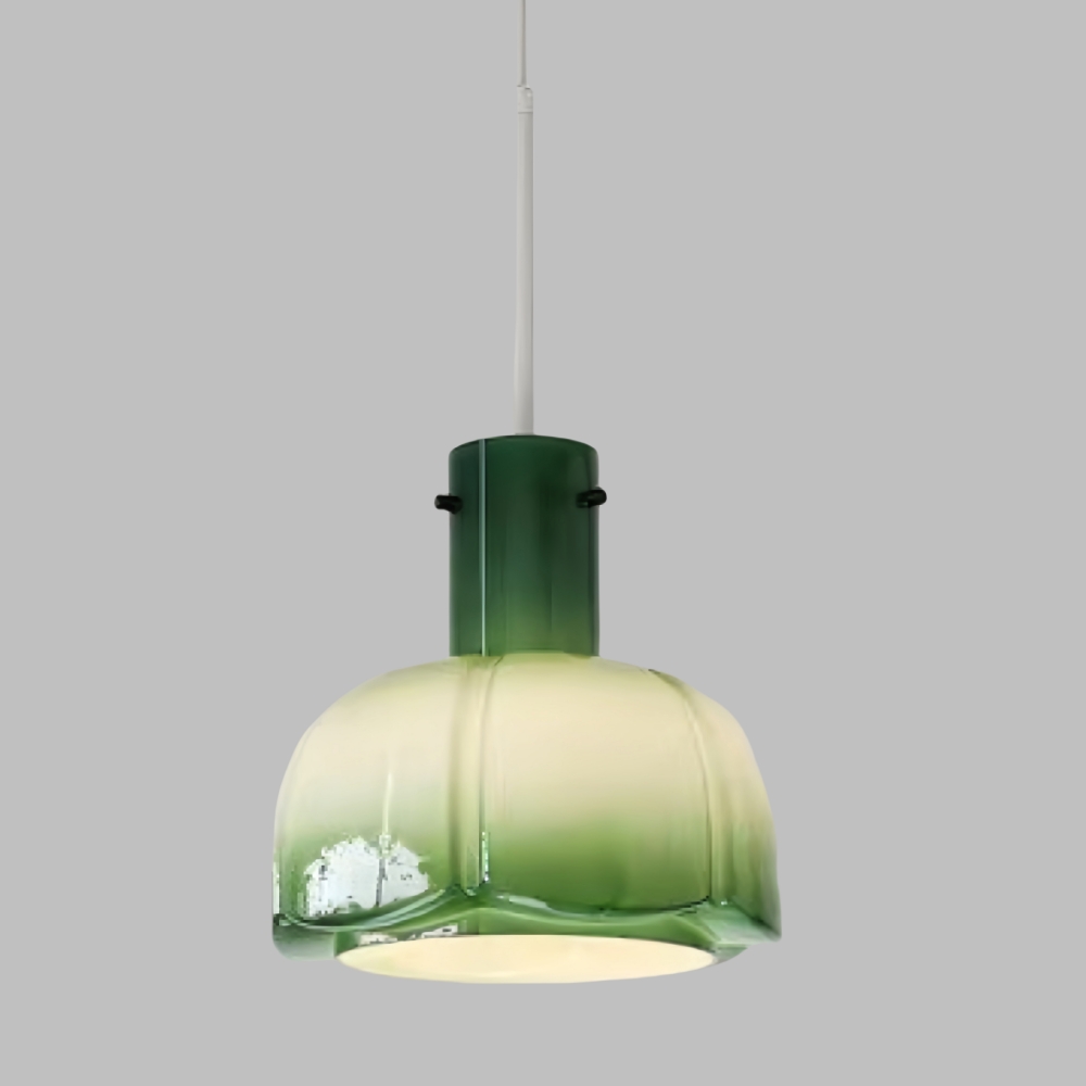 French Cream Style Glass Flower Bud Bedroom Bedside Pendent Light