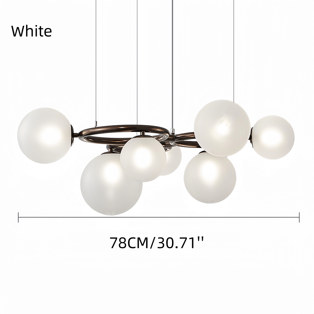 Nordic Style Minimalist Creative Atmospheric Art Living Room Magic Bean Shaped Pendant Light