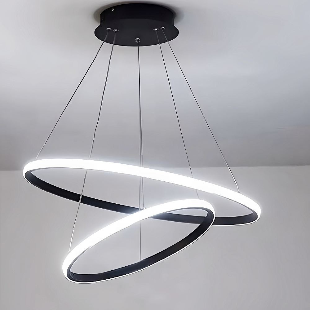 Modern Personalized And Minimalist Circular LED Pendant Light