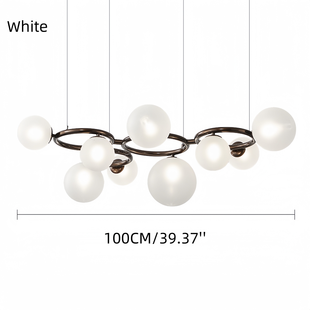 Nordic Style Minimalist Creative Atmospheric Art Living Room Magic Bean Shaped Pendant Light