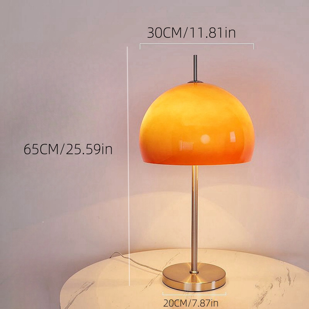 Bauhaus Glass Floor Lamp Mushroom Shape Medieval Living Room Retro Light