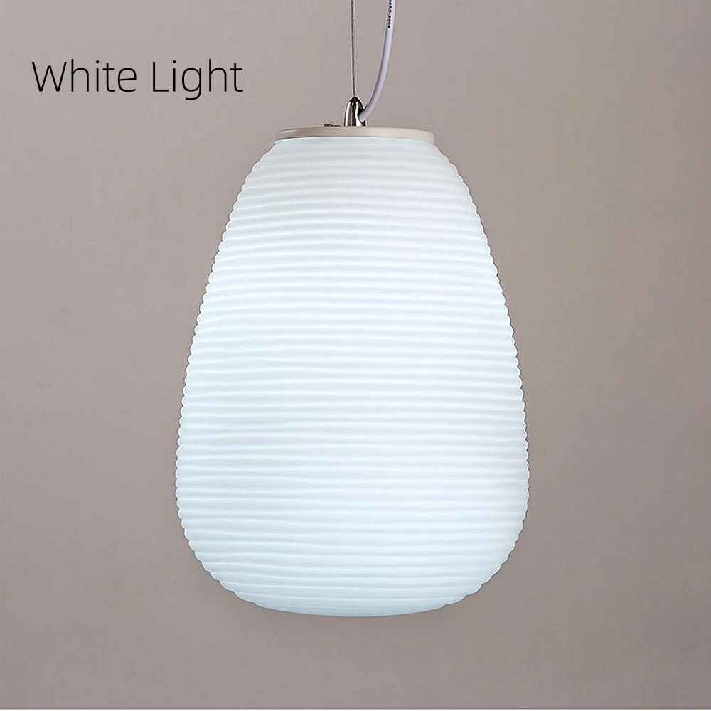 Danish Creative Cocoon Glass Chandelier Light Loft Duplex Staircase Glass Lighting Fixture