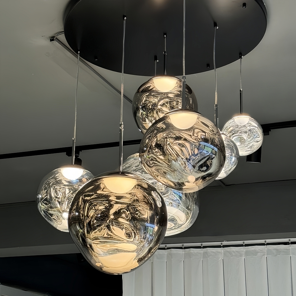 Nordic Lava Chandelier Commercial Restaurant Bar Duplex Staircase Pendant Lamp