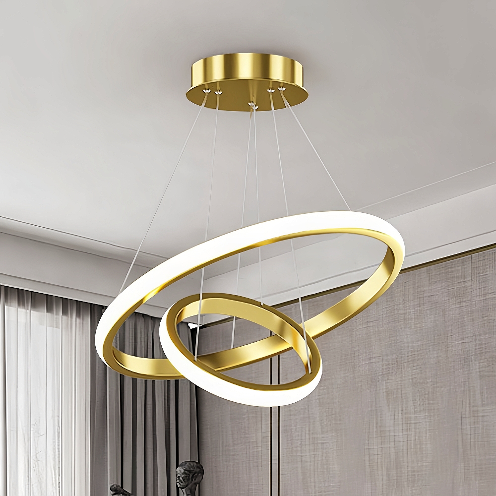 Modern Personalized And Minimalist Circular LED Pendant Light