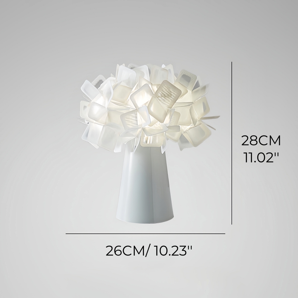 Modern Creative Colorful Flower Shaped Living Room Bedroom Decorative Desk Lamp