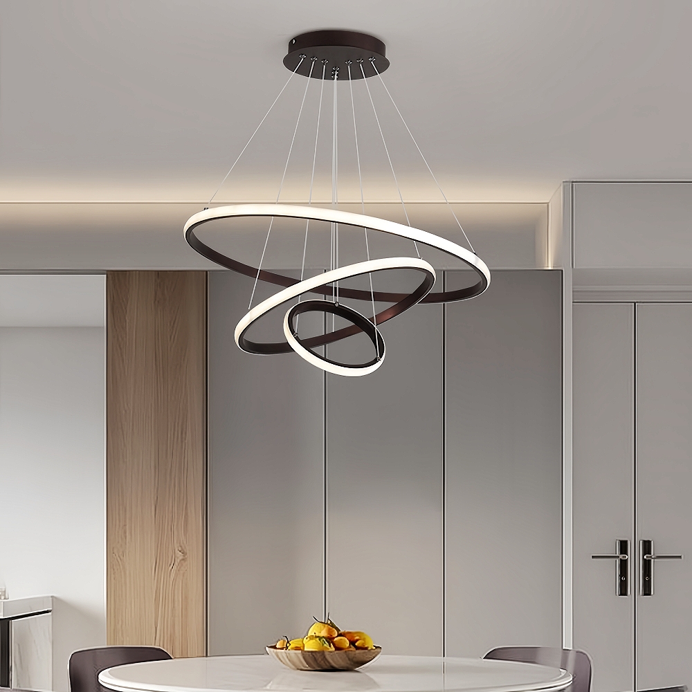 Modern Personalized And Minimalist Circular LED Pendant Light