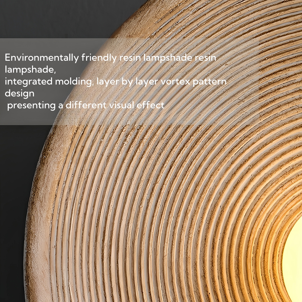 Wabi Sabi Style Retro Entrance Hallway Resin Wall Lamp Bedroom Bedside Lamp