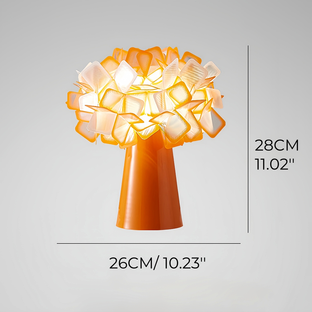 Modern Creative Colorful Flower Shaped Living Room Bedroom Decorative Desk Lamp