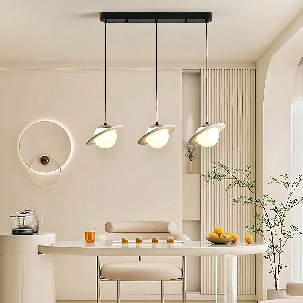 Colorful Small Planet Glass Pendant Light