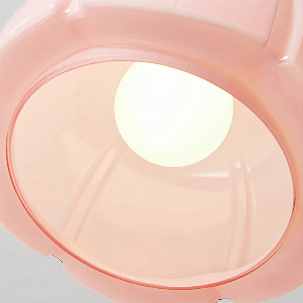 French Cream Style Glass Flower Bud Bedroom Bedside Pendent Light