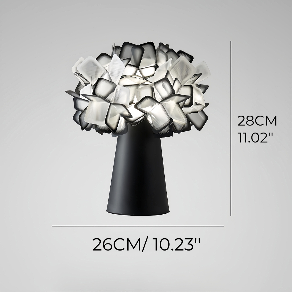 Modern Creative Colorful Flower Shaped Living Room Bedroom Decorative Desk Lamp