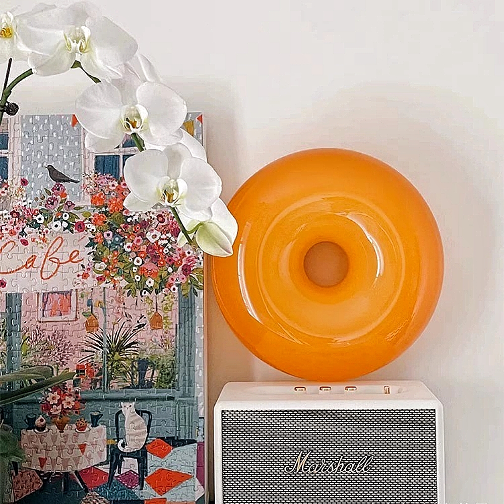 Cream Style Donut Bedside Atmosphere Desk Lamp