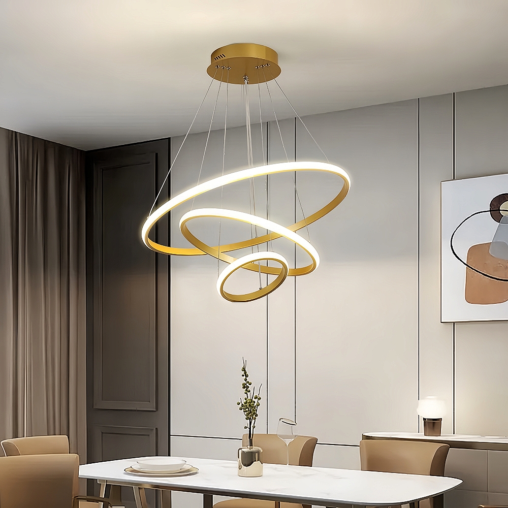 Modern Personalized And Minimalist Circular LED Pendant Light