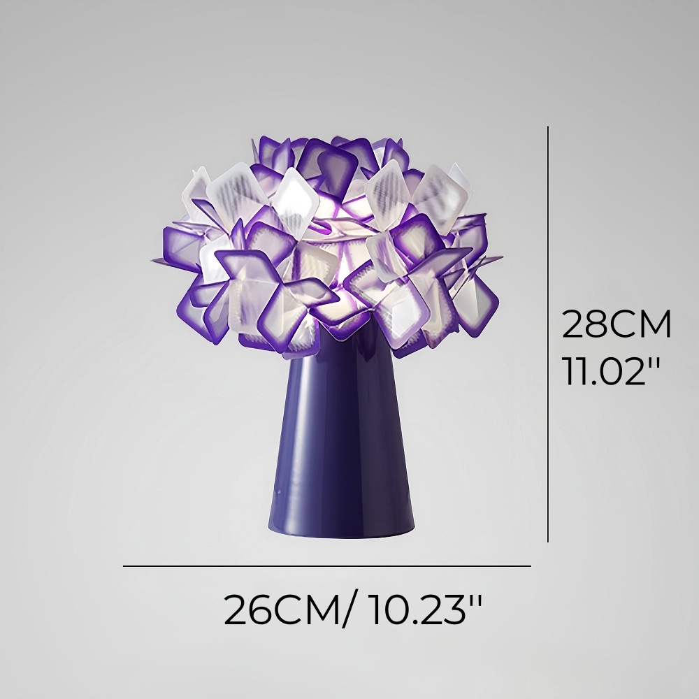 Modern Creative Colorful Flower Shaped Living Room Bedroom Decorative Desk Lamp