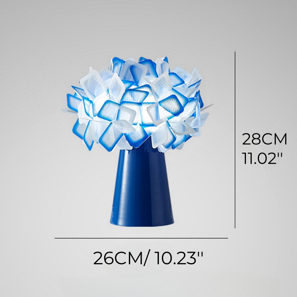 Modern Creative Colorful Flower Shaped Living Room Bedroom Decorative Desk Lamp