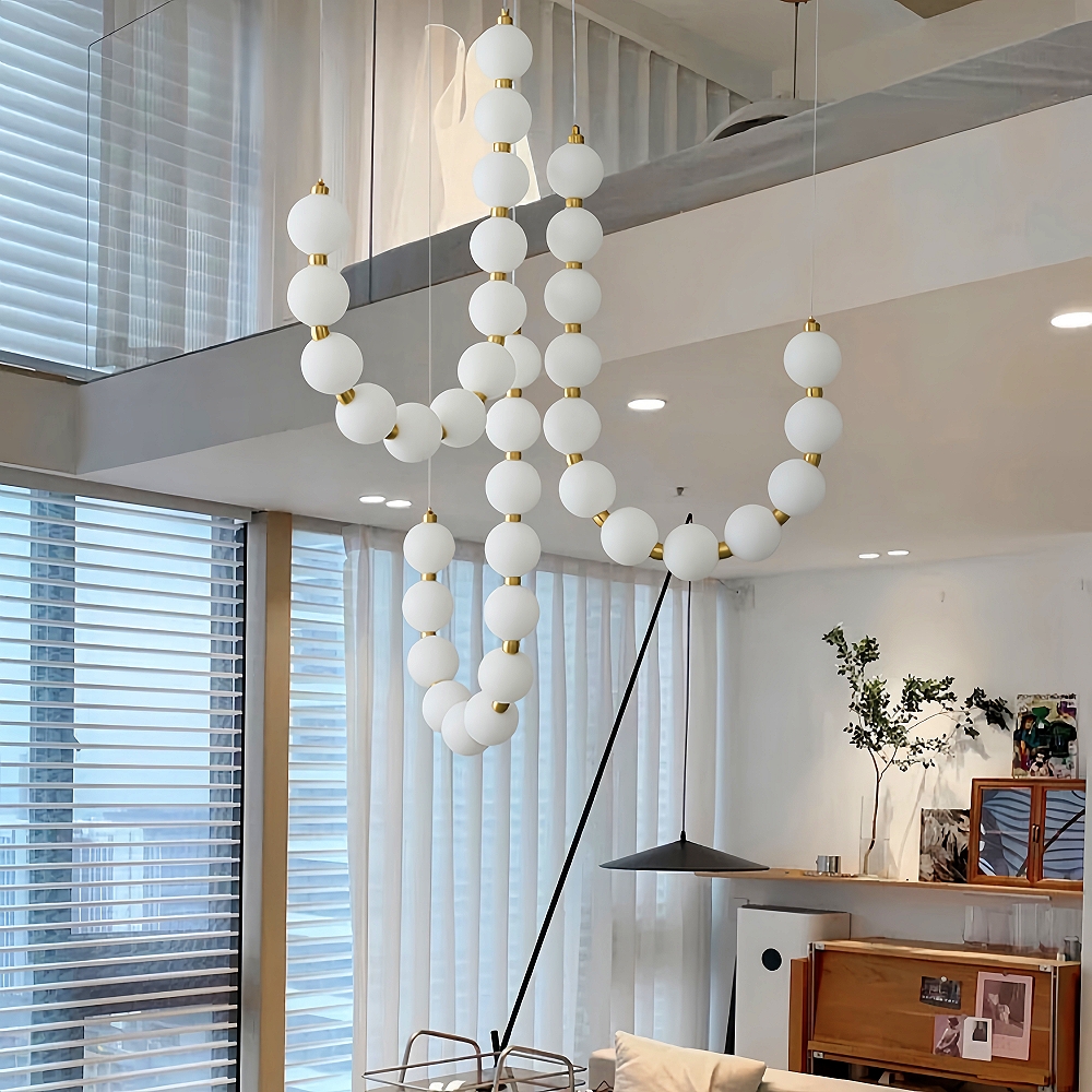 French Modern Creative Pearl Style Chandelier