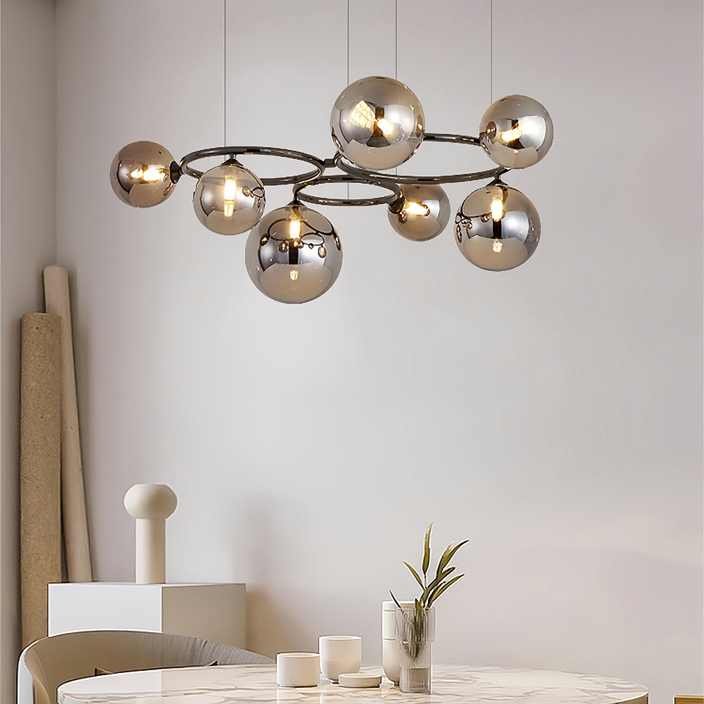 Nordic Style Minimalist Creative Atmospheric Art Living Room Magic Bean Shaped Pendant Light