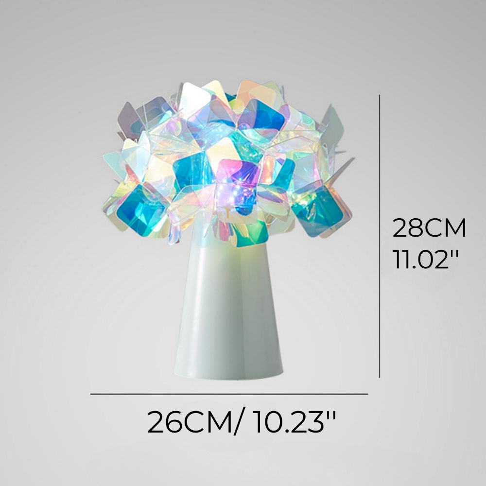 Modern Creative Colorful Flower Shaped Living Room Bedroom Decorative Desk Lamp