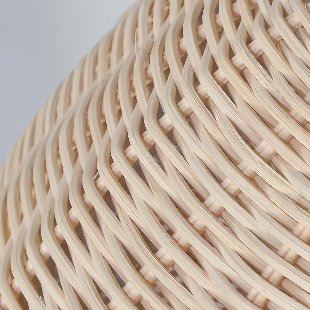 Wabi-sabi Rattan Hanging Light Bird's Nest Hand-woven Retro Lampshade