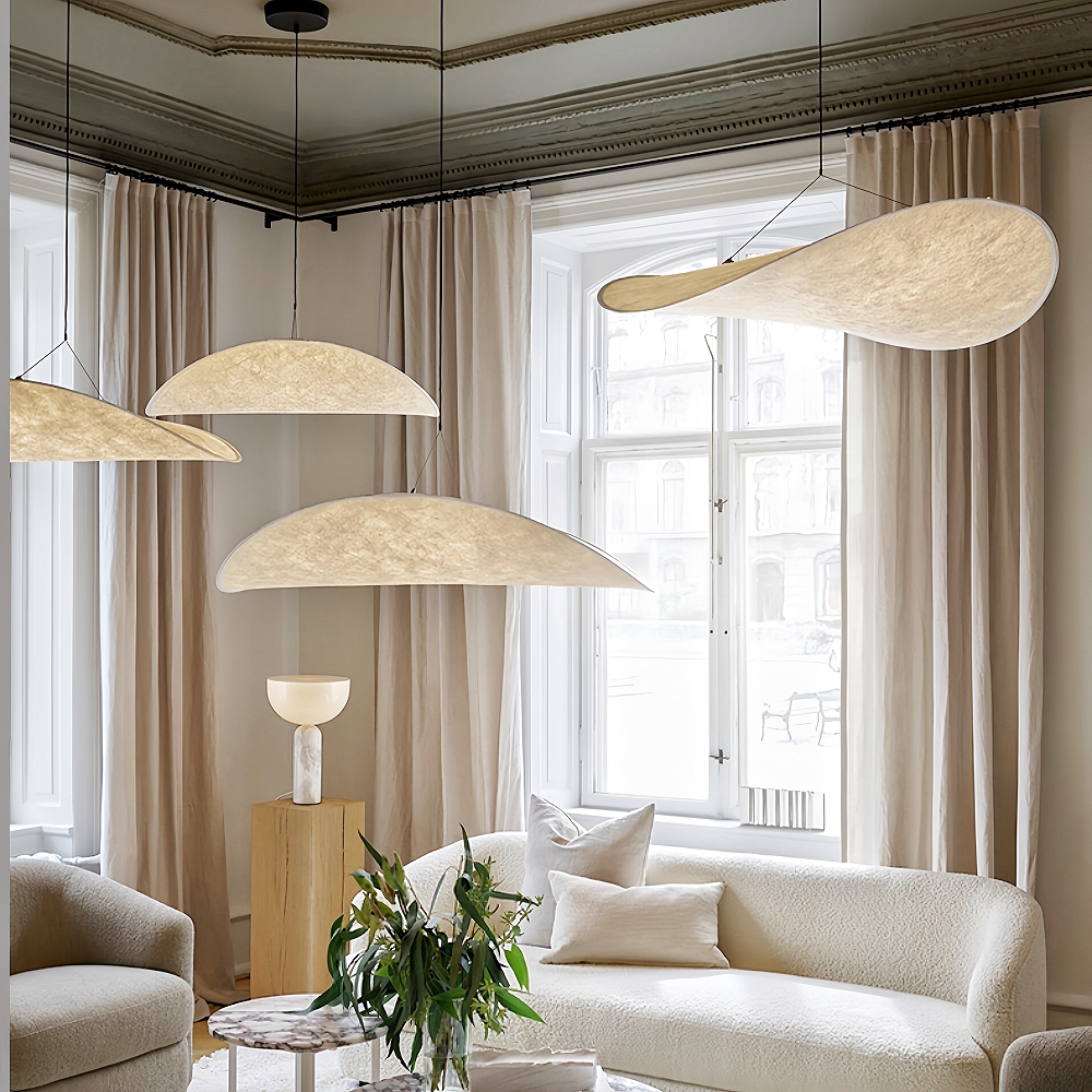Denmark Modern Art Style Silk Chandelier For Dining Room Living Room