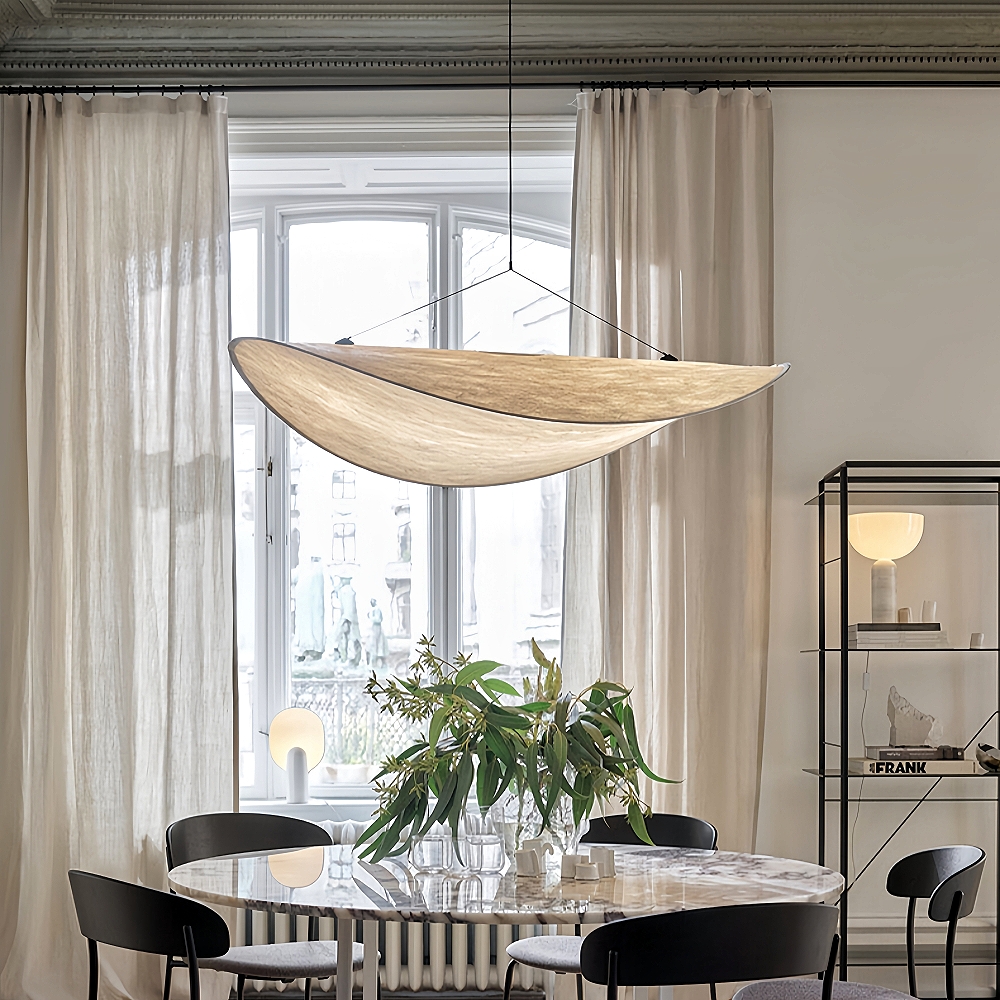 Denmark Modern Art Style Silk Chandelier For Dining Room Living Room
