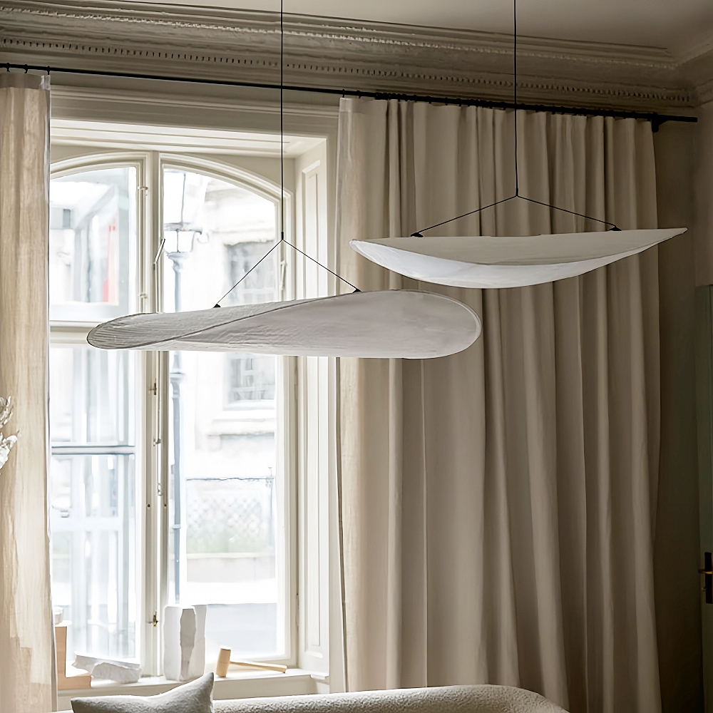 Denmark Modern Art Style Silk Chandelier For Dining Room Living Room