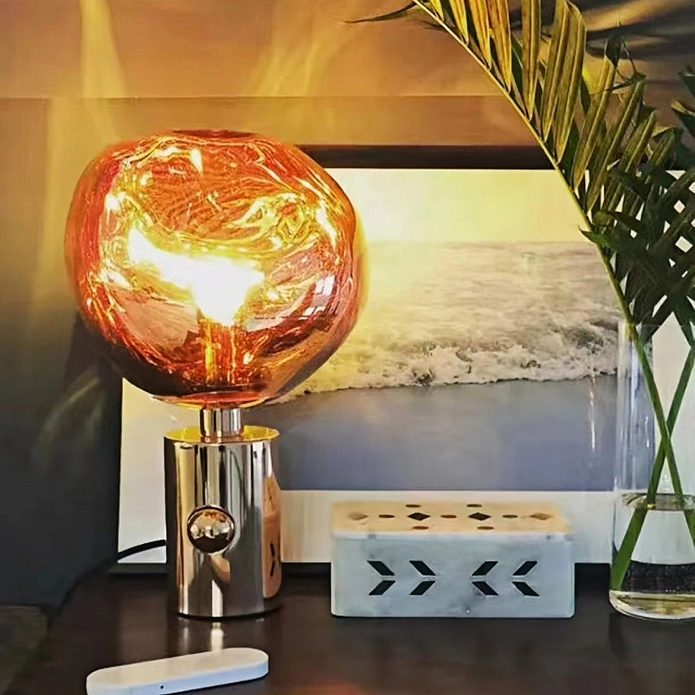 Nordic Lava Table Lamp Creative Personality Irregular Shaped Bedside Lamp