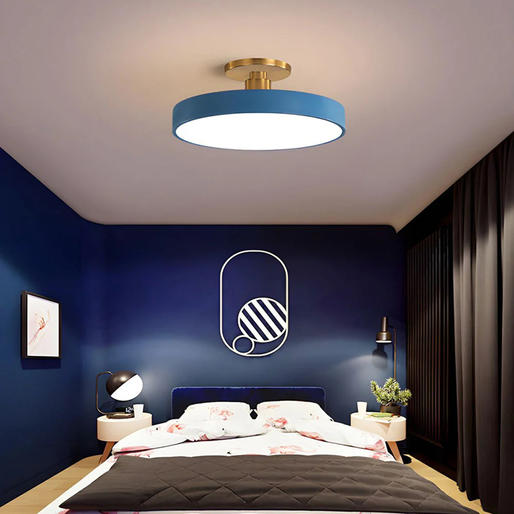 Macaron LED Flush Mount Ceiling Light For Bedroom
