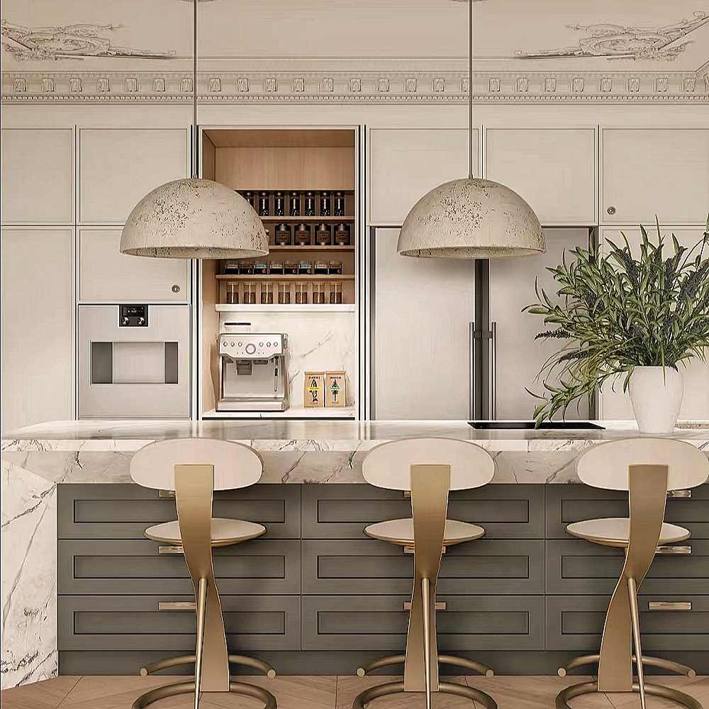 Nordic Ceramic Art Bar Island Dining Table Retro Pendant Light