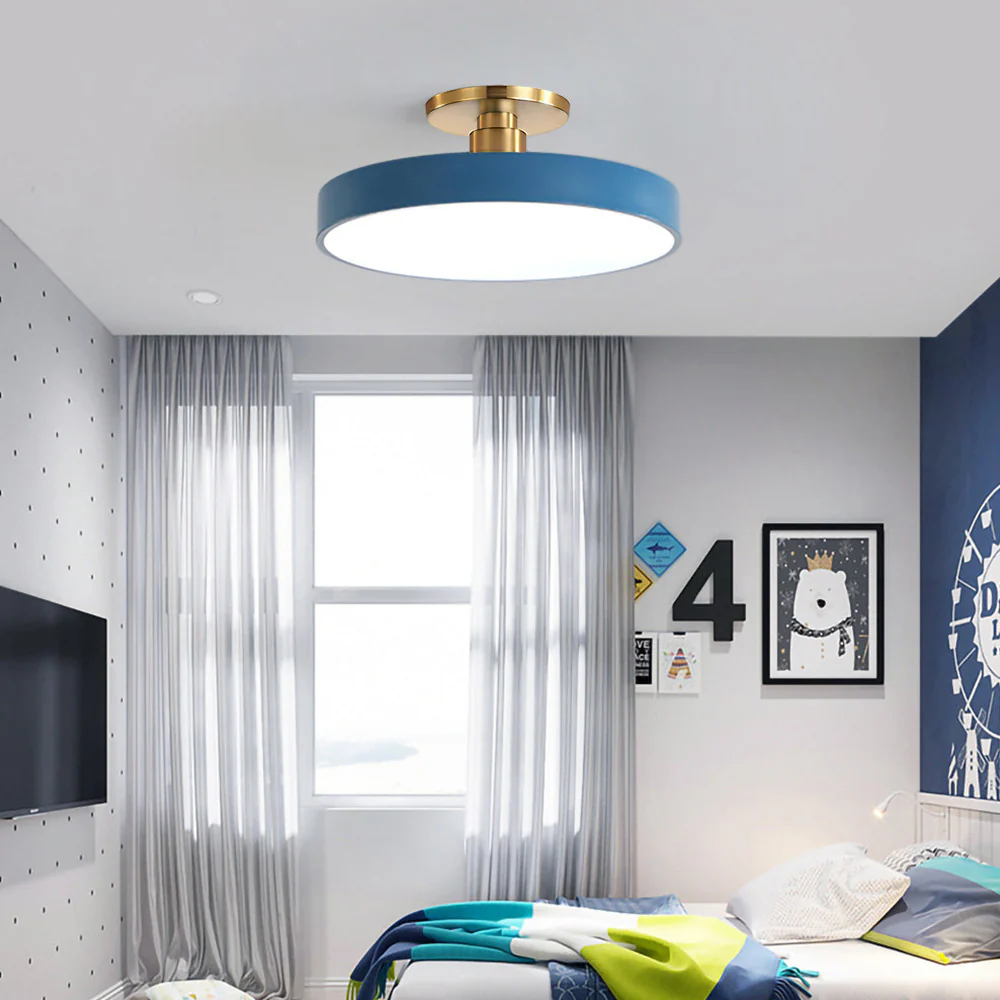 Macaron LED Flush Mount Ceiling Light For Bedroom