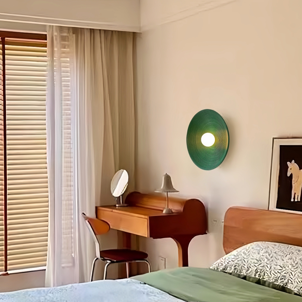 Wabi Sabi Style Retro Entrance Hallway Resin Wall Lamp Bedroom Bedside Lamp