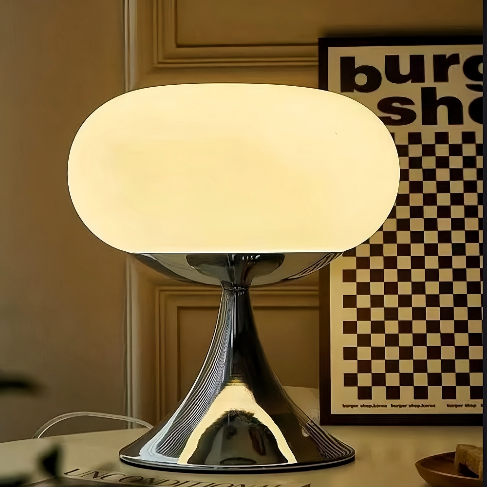 Creative Green Apple Vintage Atmosphere Bauhaus Glass Desk Lamp