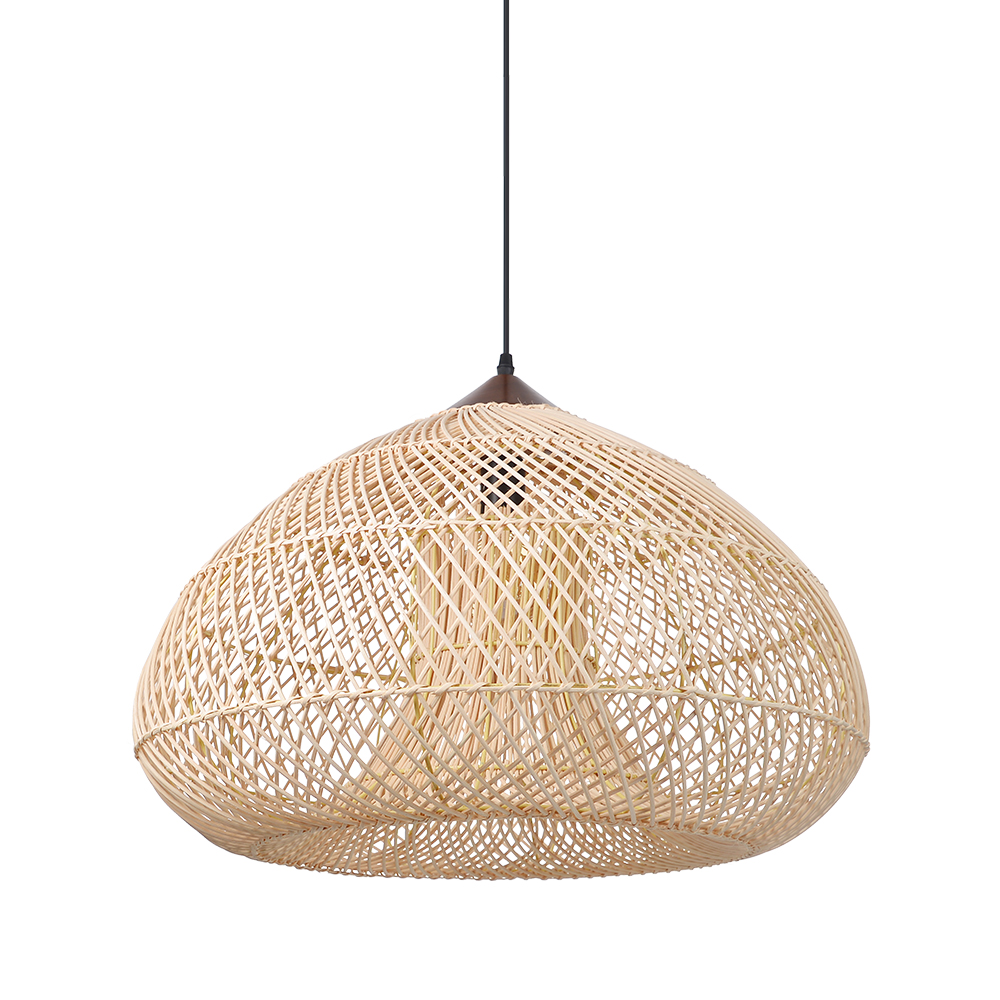 Trendy Rattan Pendant Light Wabi-sabi Style Retro Southeast Asian Chandelier