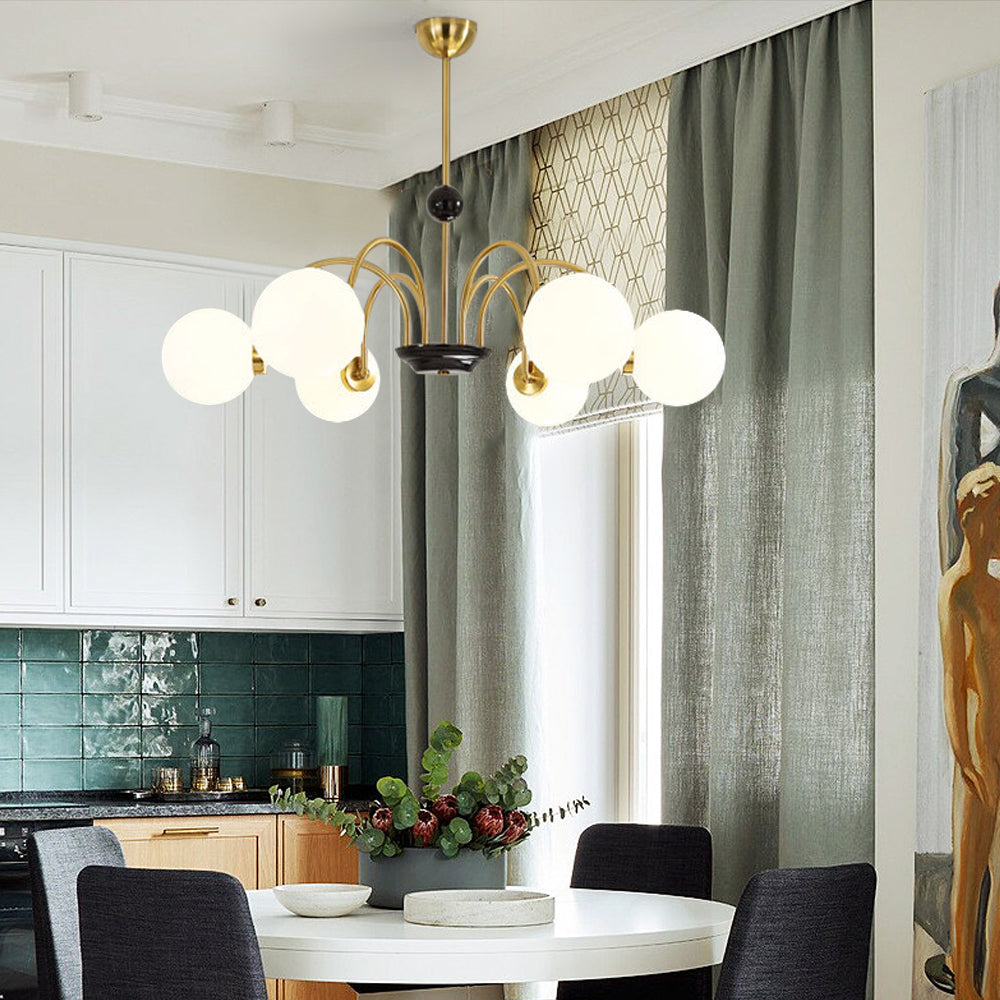 Metal Brass Pendant Lighting Mike White Glass