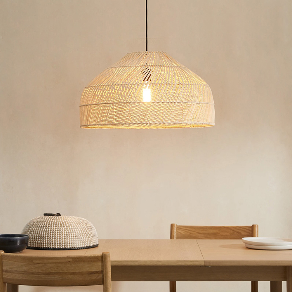 Southeast Asian Creative Bamboo Rattan Lampshade Decorative Chandelier