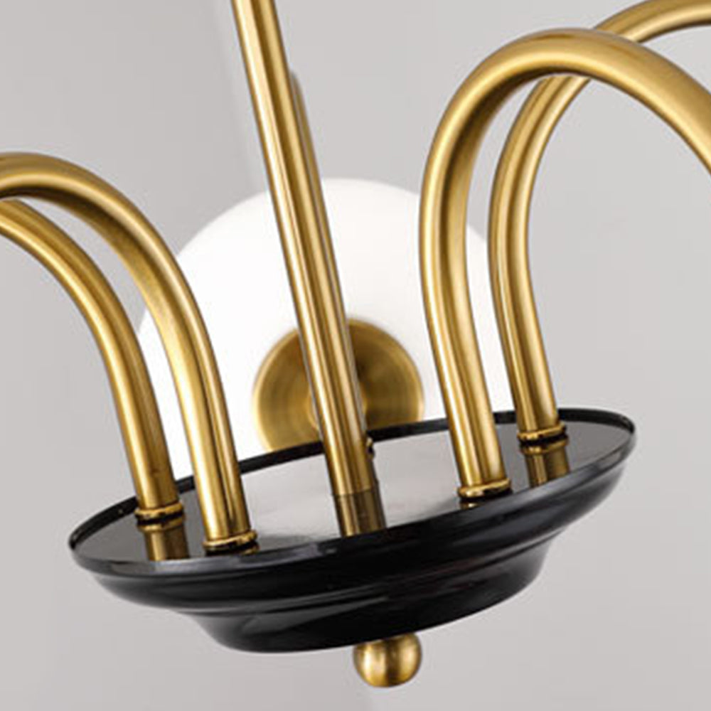 Metal Brass Pendant Lighting Mike White Glass