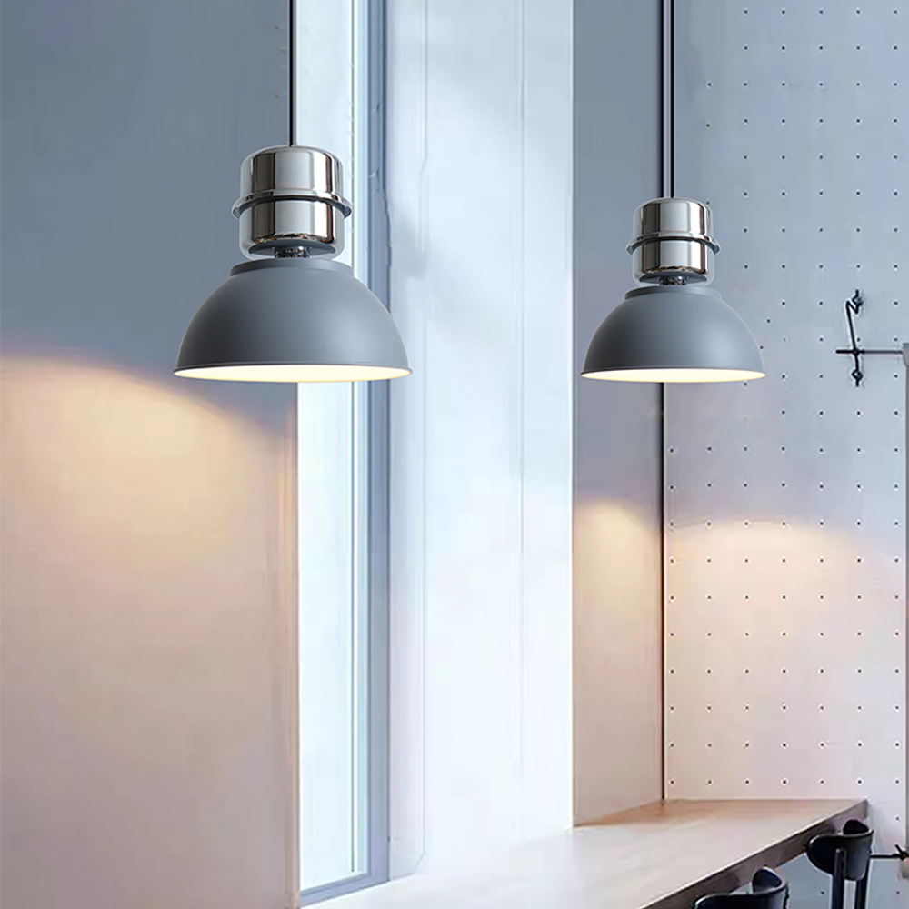 Industrial Vintage Iron Pendant Lights Flashlight Design Metal Chandelier