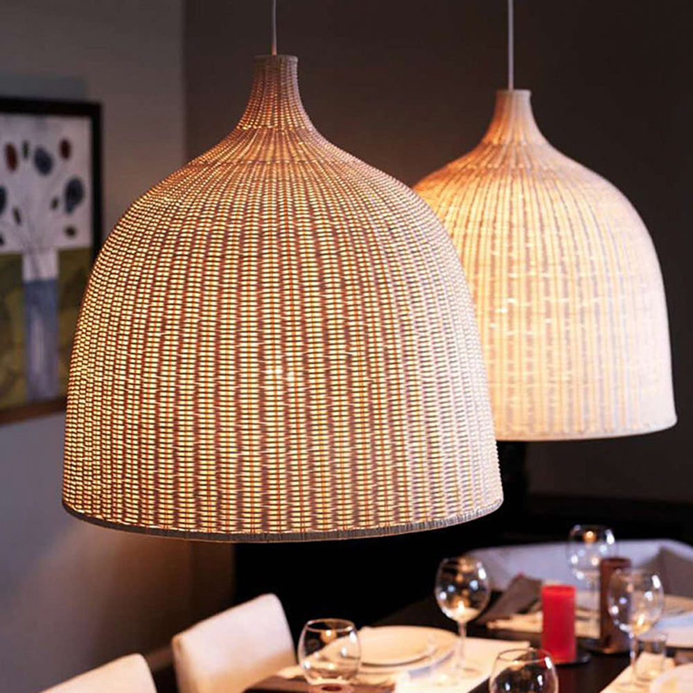 Wabi-Sabi Zen Creative Lighting Handmade Rattan Chandelier